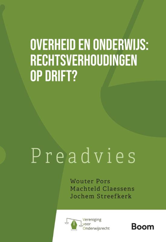 Omslag van Overheid en onderwijs: rechtsverhoudingen op drift?