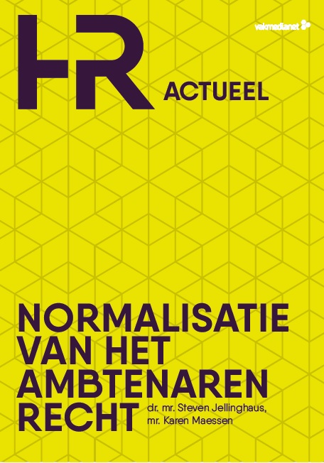 Omslag van Normalisatie van het ambtenarenrecht
