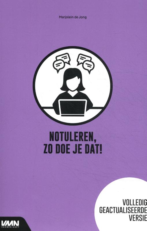 Omslag van Notuleren, zo doe je dat!