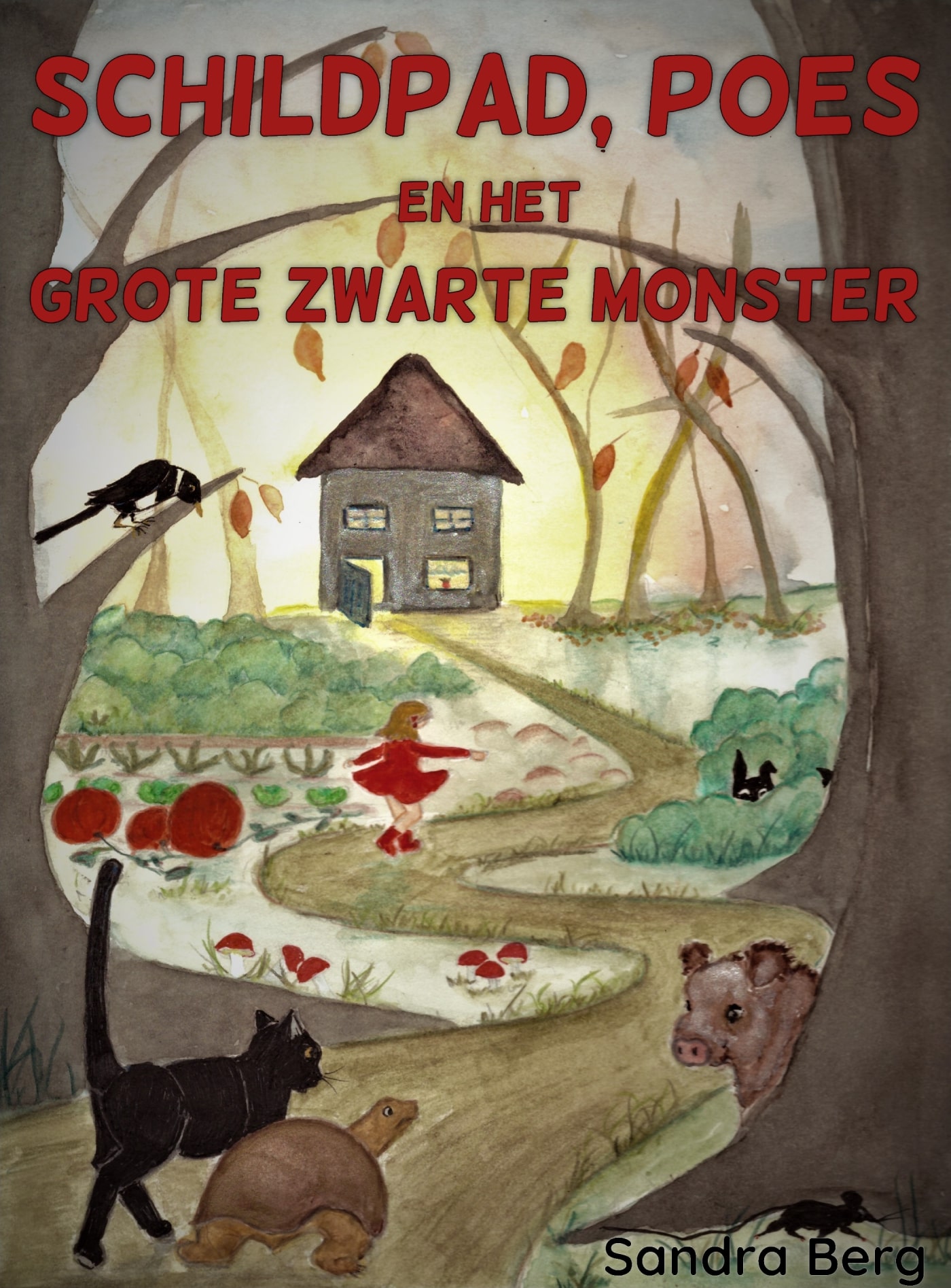 Omslag van Schildpad, poes en het grote zwarte monster