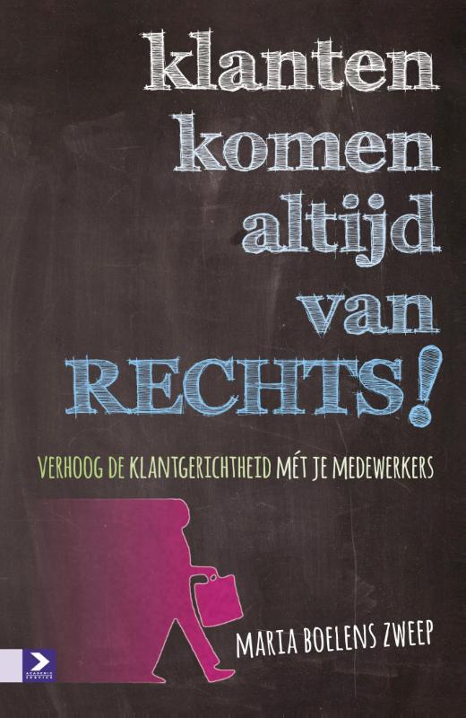 Omslag van Klanten komen altijd van rechts!