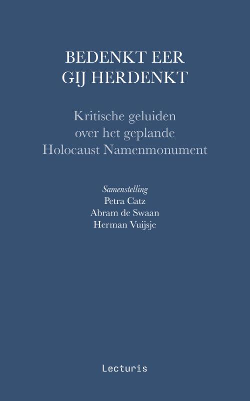 Omslag van Bedenkt eer gij herdenkt
