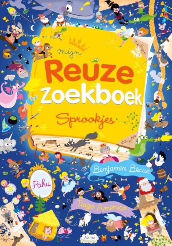 Omslag van Mijn reuze zoekboek Sprookjes