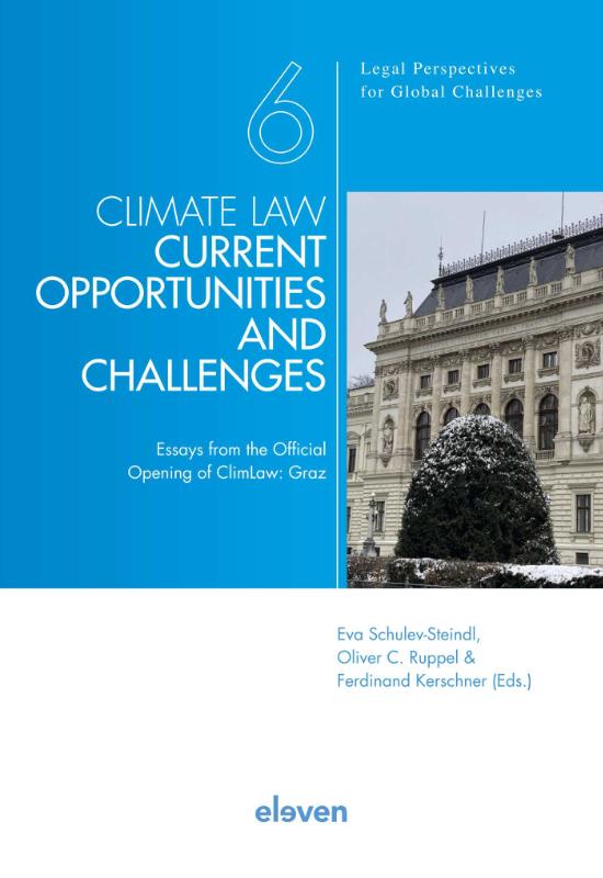 Omslag van Climate Law - Current Opportunities and Challenges