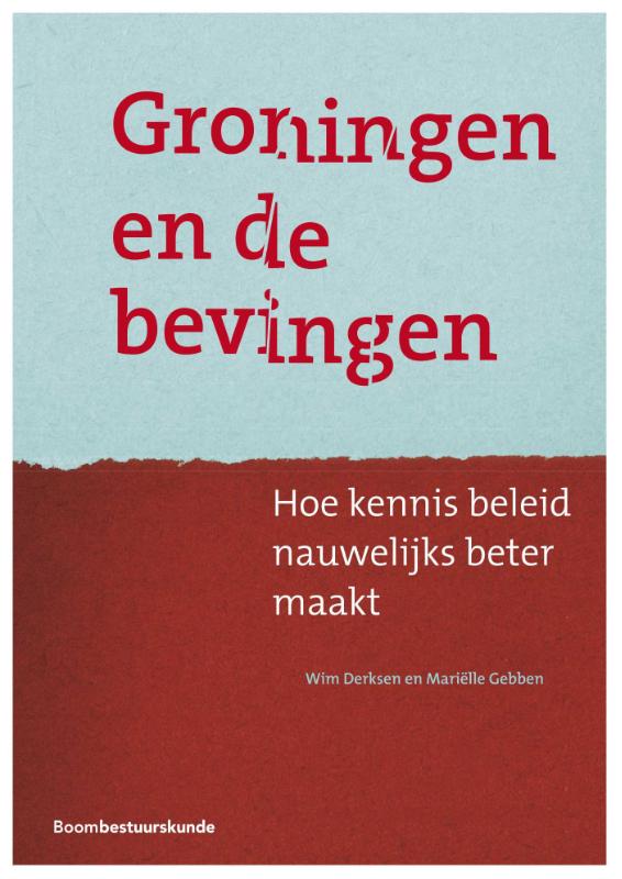 Omslag van Groningen en de bevingen