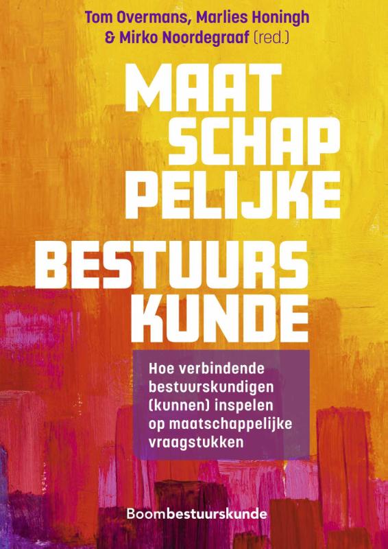 Omslag van Maatschappelijke bestuurskunde