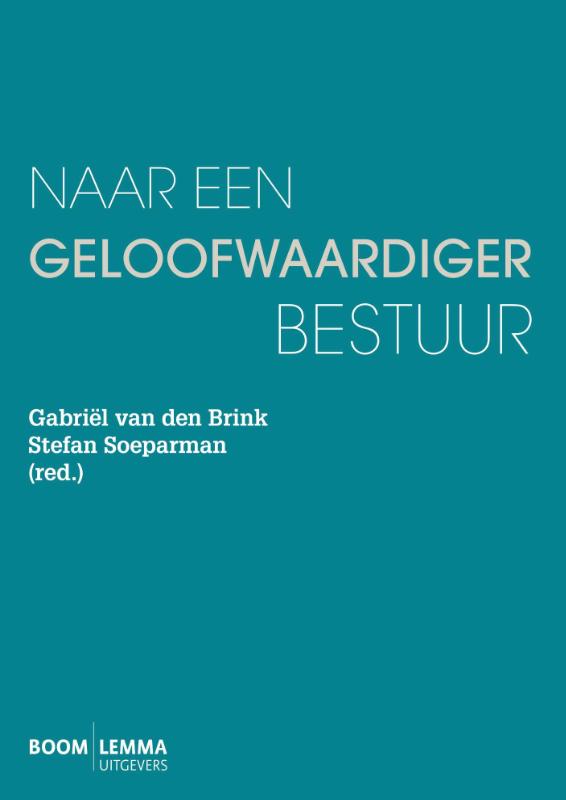 Omslag van Naar een geloofwaardiger bestuur