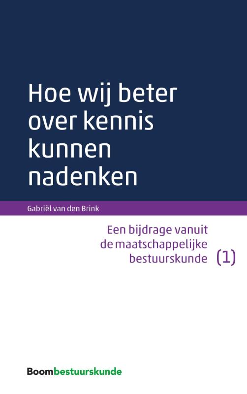 Omslag van Hoe wij beter over kennis kunnen nadenken