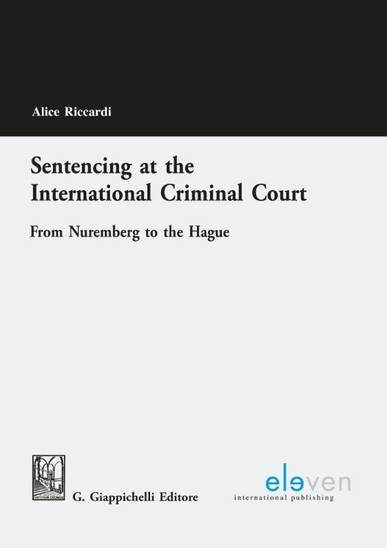 Omslag van Sentencing at the International Criminal Court