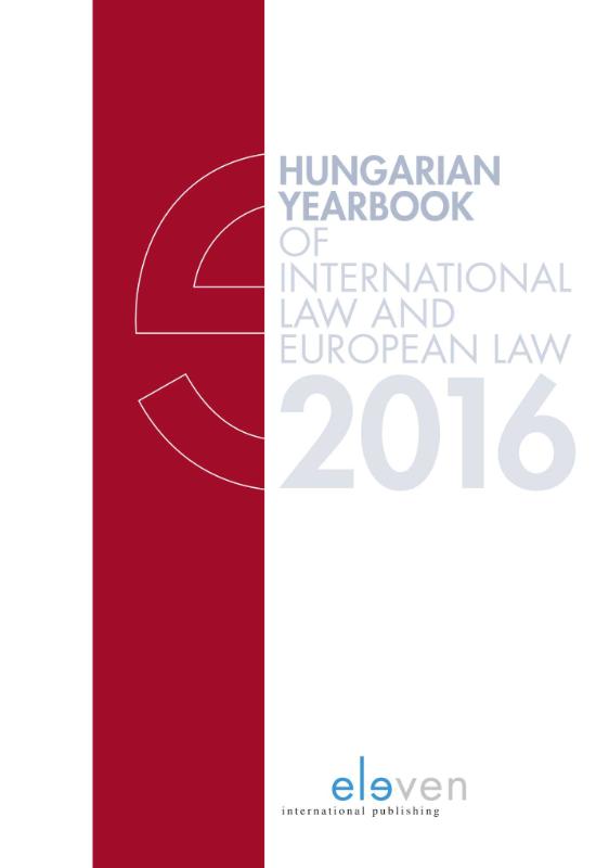 Omslag van Hungarian Yearbook of International law and European law 2016