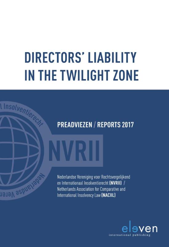 Omslag van Directors liability in the twilight zone