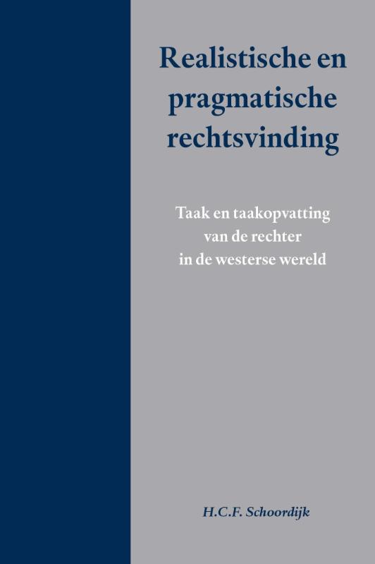 Omslag van Realistische en pragmatische rechtsvinding