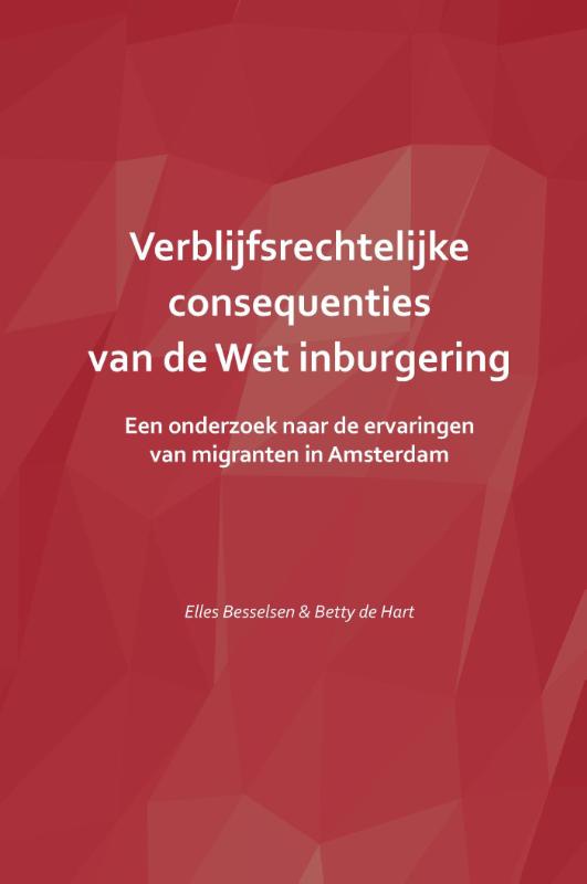 Omslag van Verblijfsrechtelijke consequenties van de Wet inburgering