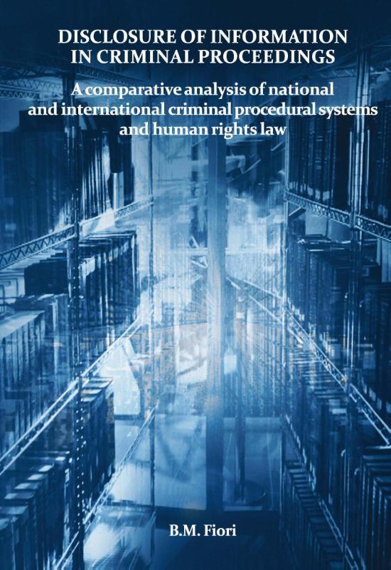 Omslag van Disclosure of information in criminal proceedings