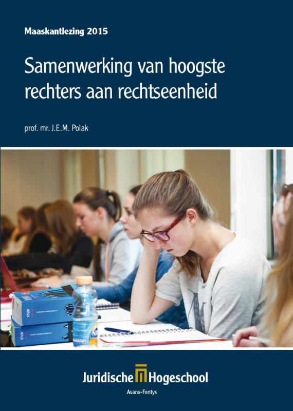 Omslag van Samenwerking van hoogste rechters aan rechtseenheid