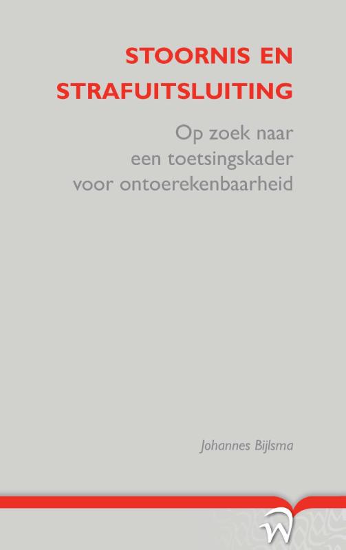 Omslag van Stoornis en strafuitsluiting