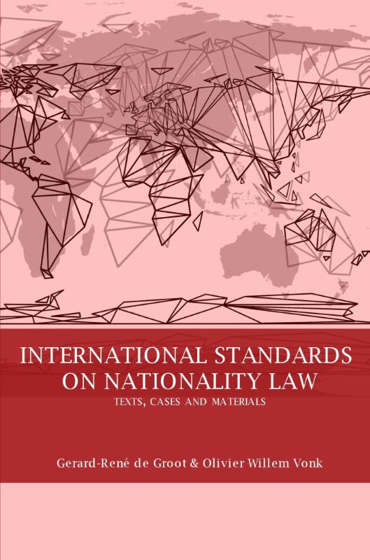 Omslag van International standards on nationality law: texts, cases and materials