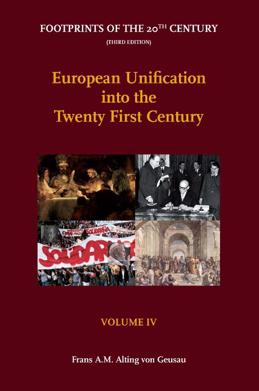 Omslag van Footprints of the 20th Century: Volume IV - European Unification into the Twenty-First Century