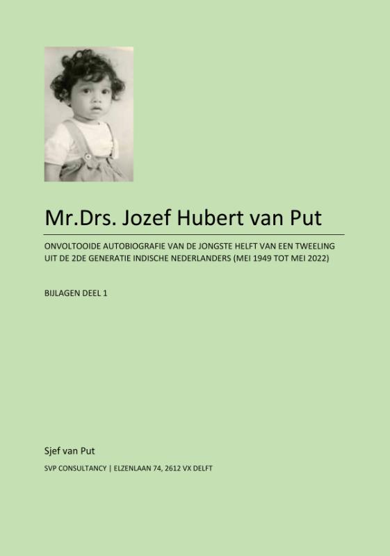 Omslag van Mr.Drs. Jozef Hubert van Put - bijlagen