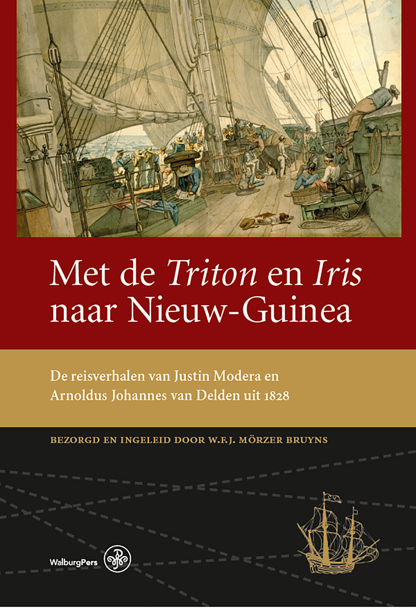 Omslag van Met de Triton en Iris naar Nieuw-Guinea
