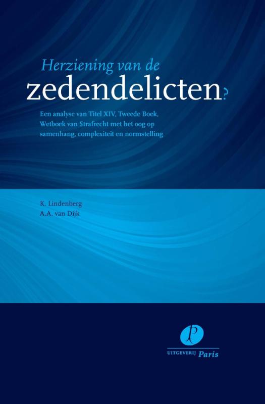 Omslag van Herziening van de zedendelicten?
