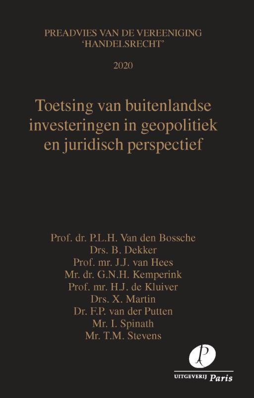 Omslag van Toetsing van buitenlandse investeringen in geopolitiek en juridisch perspectief