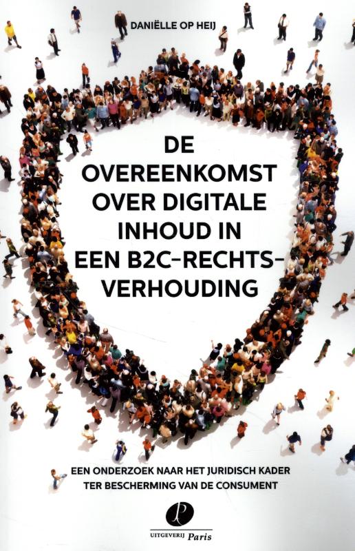 Omslag van De overeenkomst over digitale inhoud in een B2C-rechtsverhouding