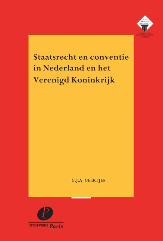 Omslag van Staatsrecht en conventie in Nederland en het Verenigd Koninkrijk