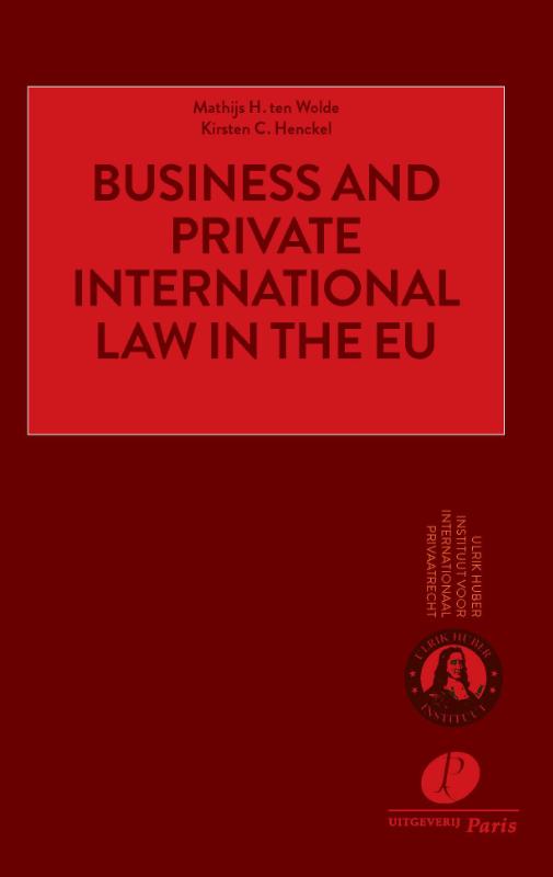 Omslag van Business and Private International Law in the EU