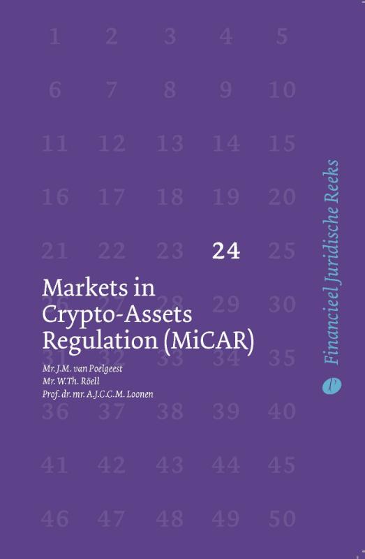 Omslag van Markets in Crypto-Assets Regulation (MiCAR)