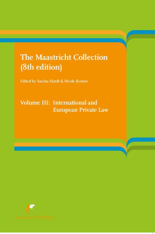 Omslag van Volume III: International and European Law