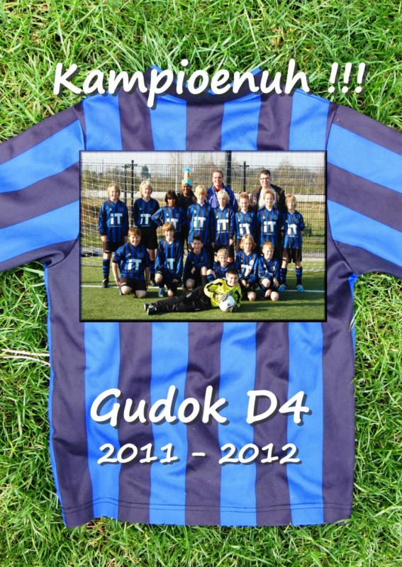 Omslag van Gudok D4 2011-2012 KAMPIOENUH !!!