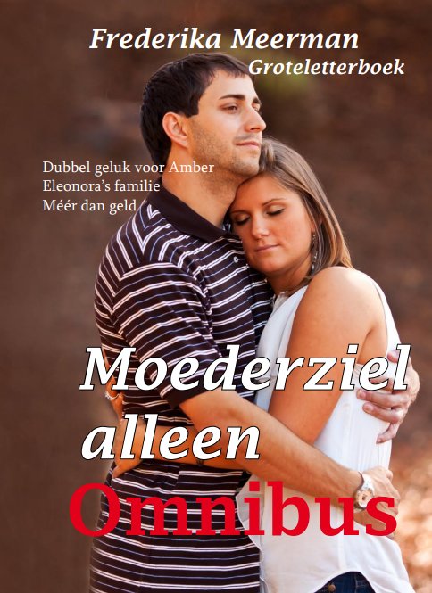 Omslag van Moederziel alleen - Groteletterboek 1 bands