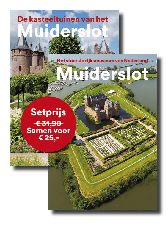 Omslag van De Kasteeltuinen van het Muiderslot + Muiderslot, het stoerste rijksmuseum van Nederland