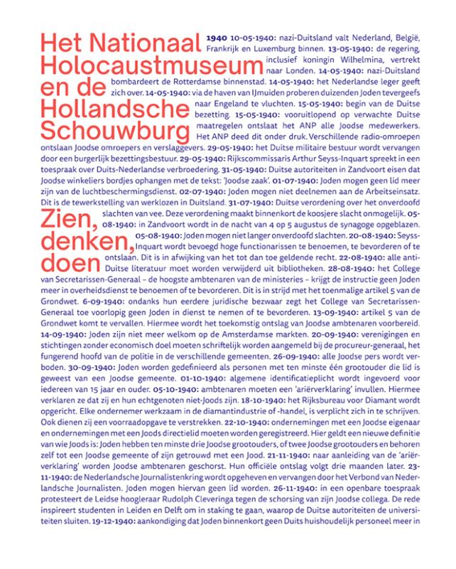 Omslag van Het Nationale Holocaustmuseum en de Hollandsche Schouwburg – Zien, Denken, Doen