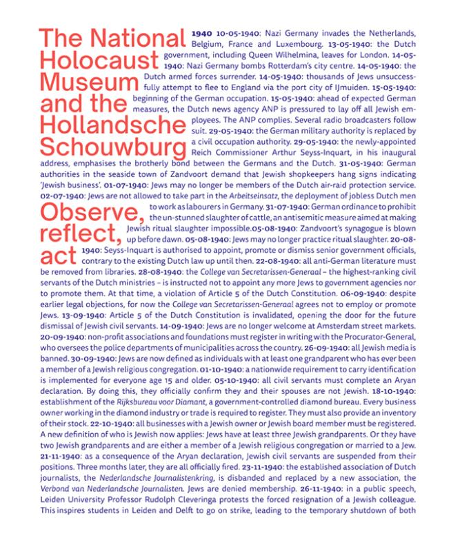 Omslag van The National Holocaust Museum and the Hollandsche Schouwburg