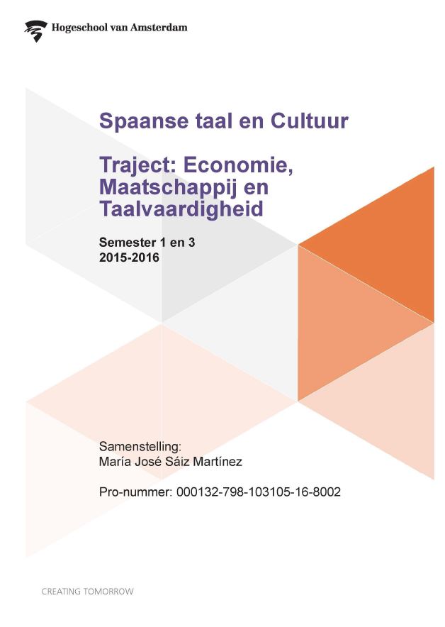 Omslag van Traject: economie, maatschappij en taalvaardigheid