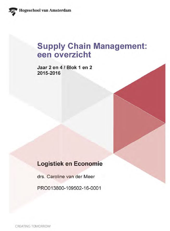Omslag van Logistiek en economie