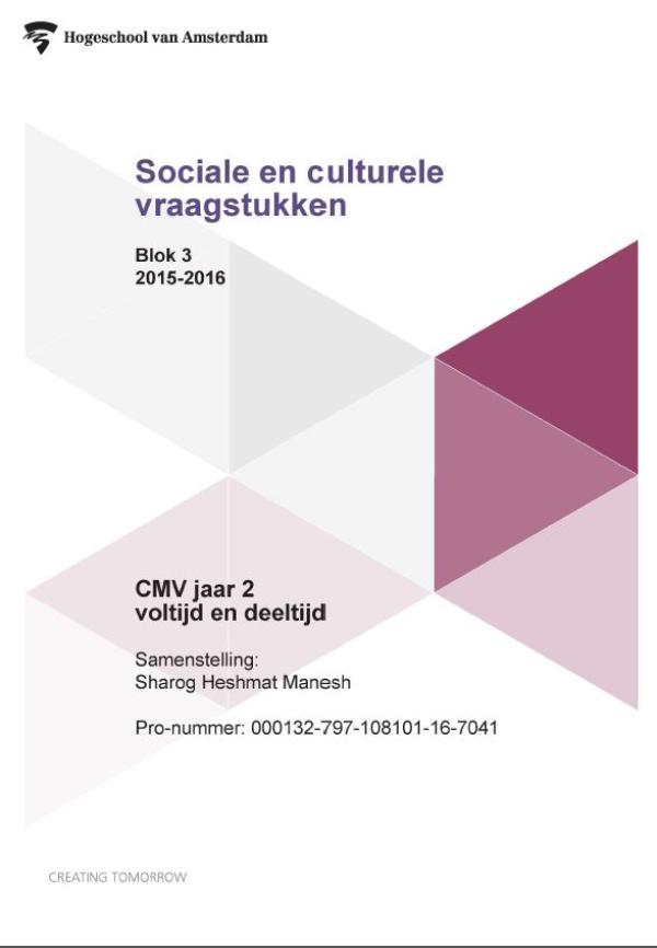 Omslag van CMV jaar 2 voltijd en deeltijd