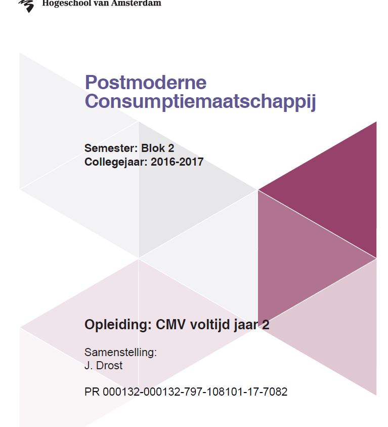 Omslag van semester; blok 2 collegejaar 2016-2017