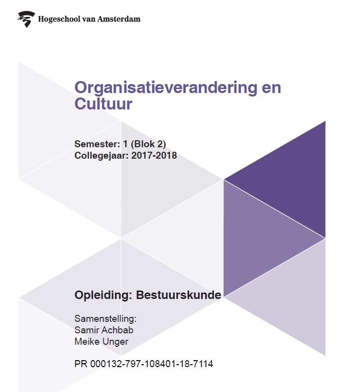 Omslag van Organisatieverandering en cultuur