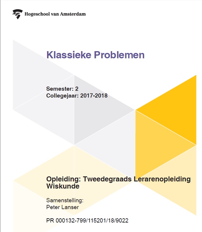 Omslag van Klassieke problemen