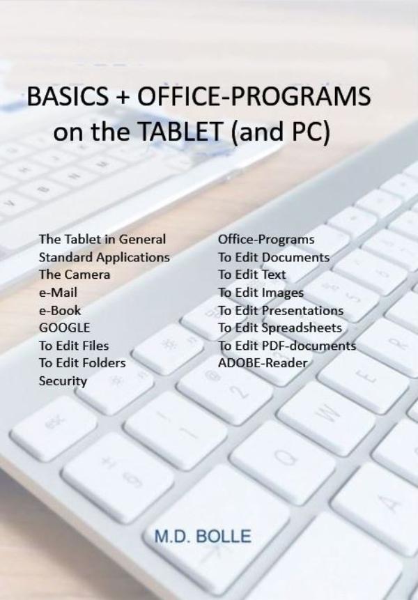 Omslag van Basics + office programs on the tablet (and pc)