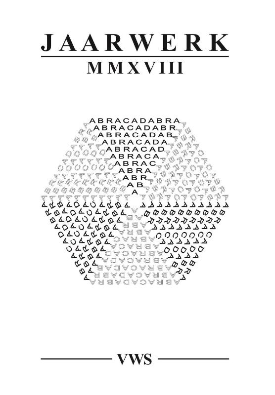 Omslag van Jaarwerk MMXVIII