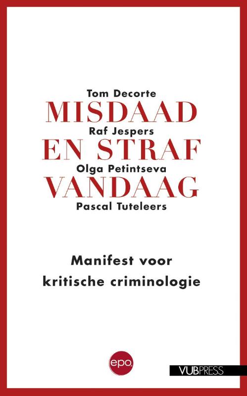 Omslag van Misdaad en straf vandaag
