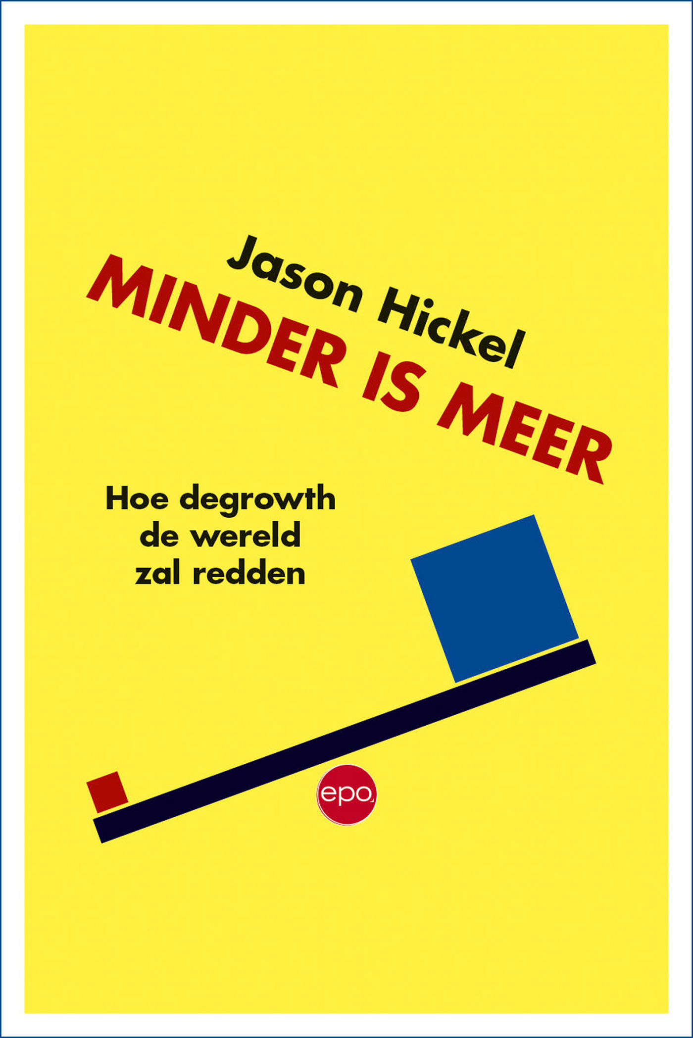 Omslag van Minder is meer