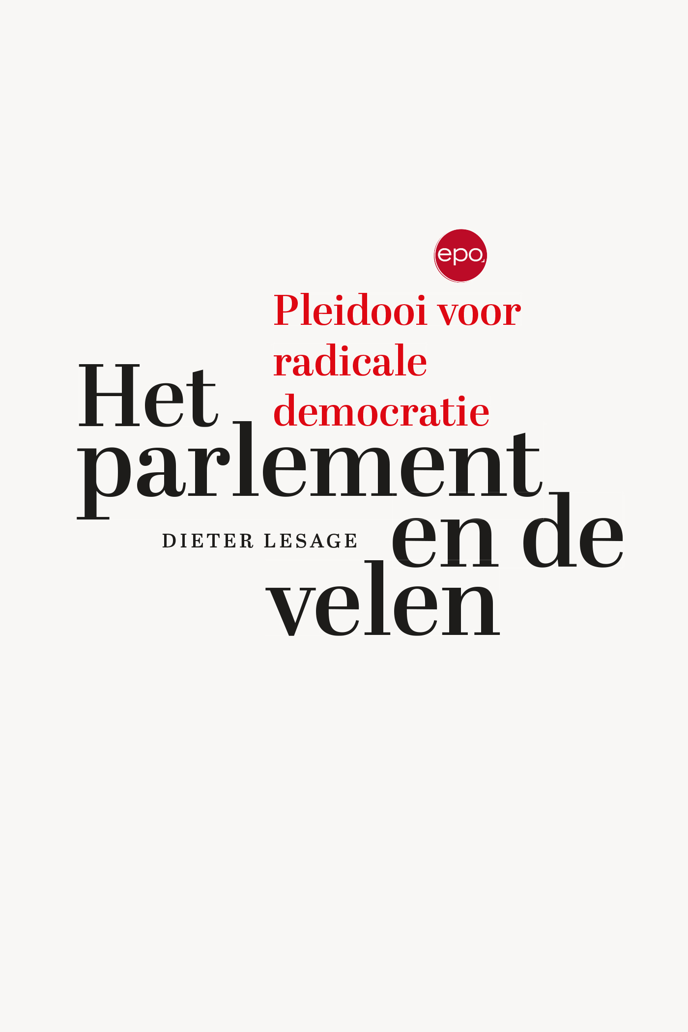 Omslag van Het parlement en de velen