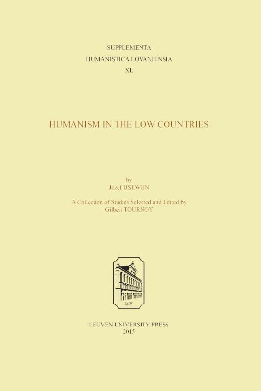 Omslag van Jozef IJsewijn. Humanism in the Low Countries