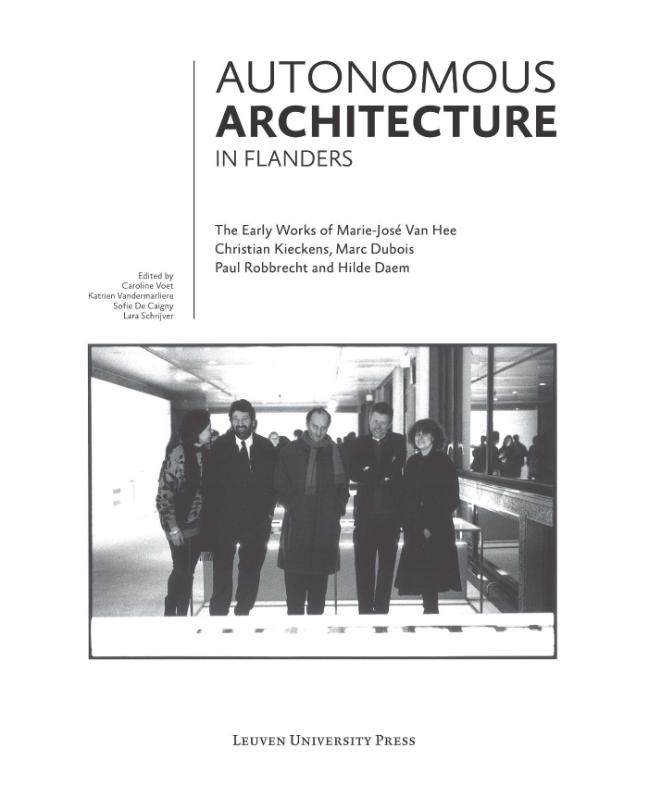 Omslag van Autonomous architecture in Flanders