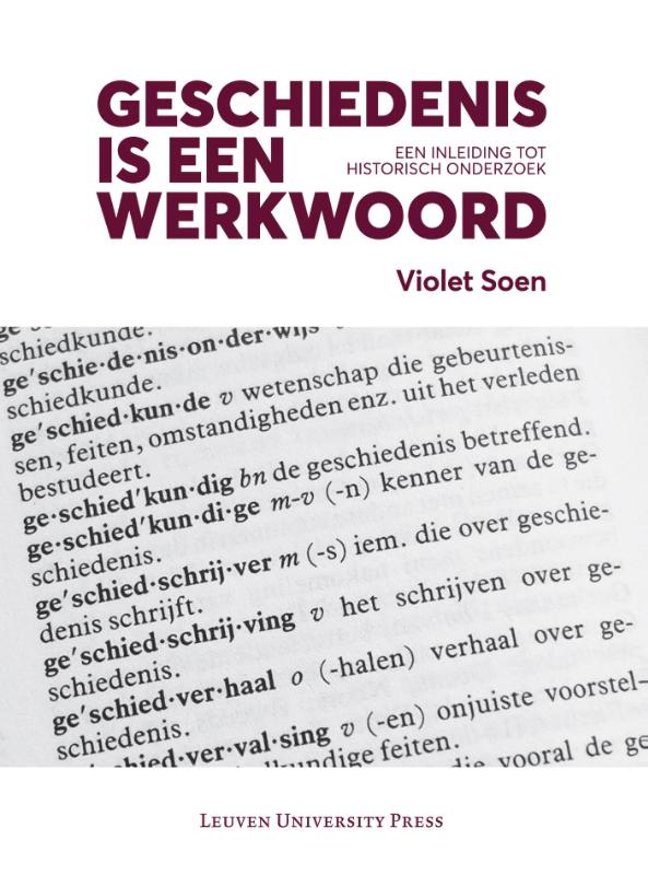 Omslag van Geschiedenis is een werkwoord